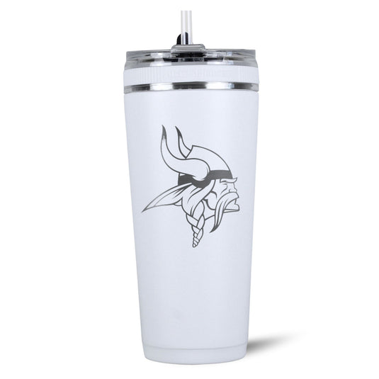 Ice Shaker - Officially Licensed Minnesota Vikings 26oz Flex Bottle