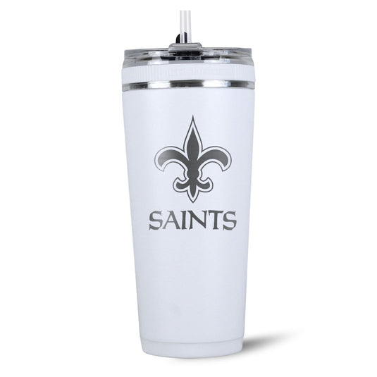 Ice Shaker - Officially Licensed New Orleans Saints 26oz Flex Bottle