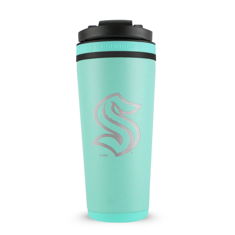 Load image into Gallery viewer, Ice Shaker - Officially Licensed Seattle Kraken 26oz Ice Shaker