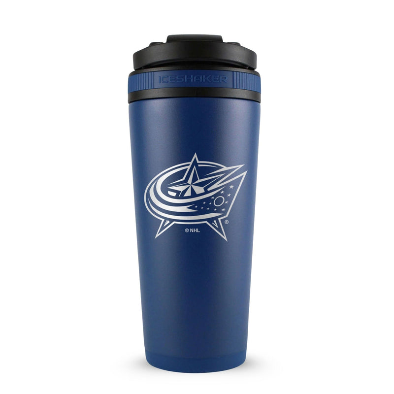 Load image into Gallery viewer, Ice Shaker - Officially Licensed Columbus Blue Jackets 26oz Ice Shaker