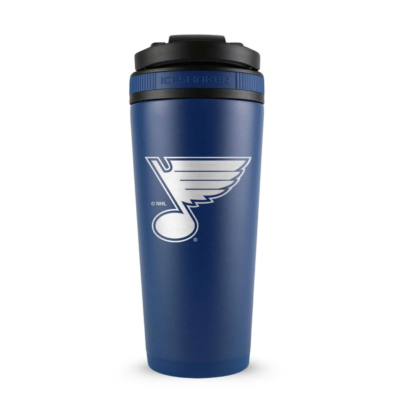 Load image into Gallery viewer, Ice Shaker - Officially Licensed St. Louis Blues 26oz Ice Shaker