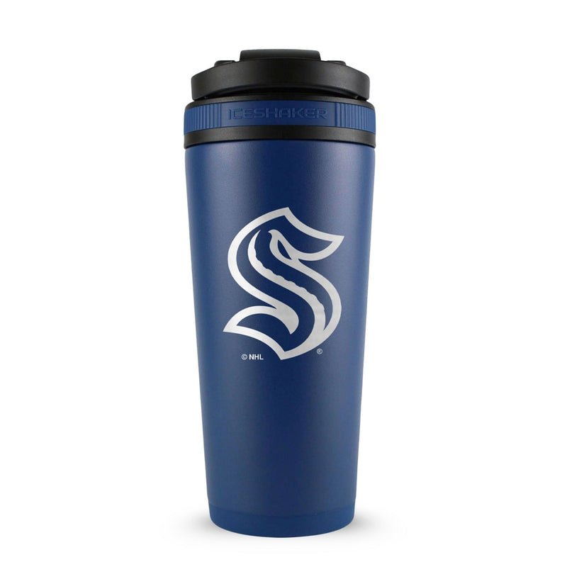 Load image into Gallery viewer, Ice Shaker - Officially Licensed Seattle Kraken 26oz Ice Shaker