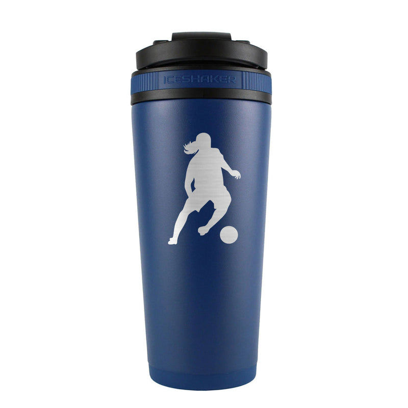 Load image into Gallery viewer, Ice Shaker - Custom Ronaldinho 26oz Ice Shaker - Navy