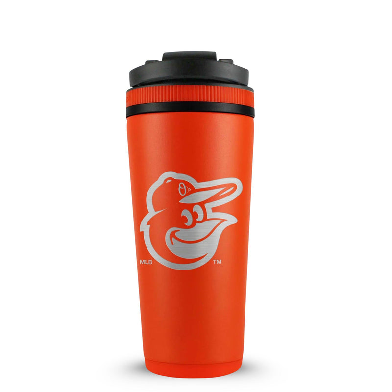 Load image into Gallery viewer, Ice Shaker - Officially Licensed Baltimore Orioles 26oz Ice Shaker