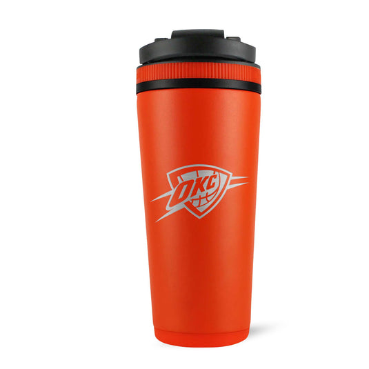 Ice Shaker - Officially Licensed Oklahoma City Thunder 26oz Ice Shaker - Orange