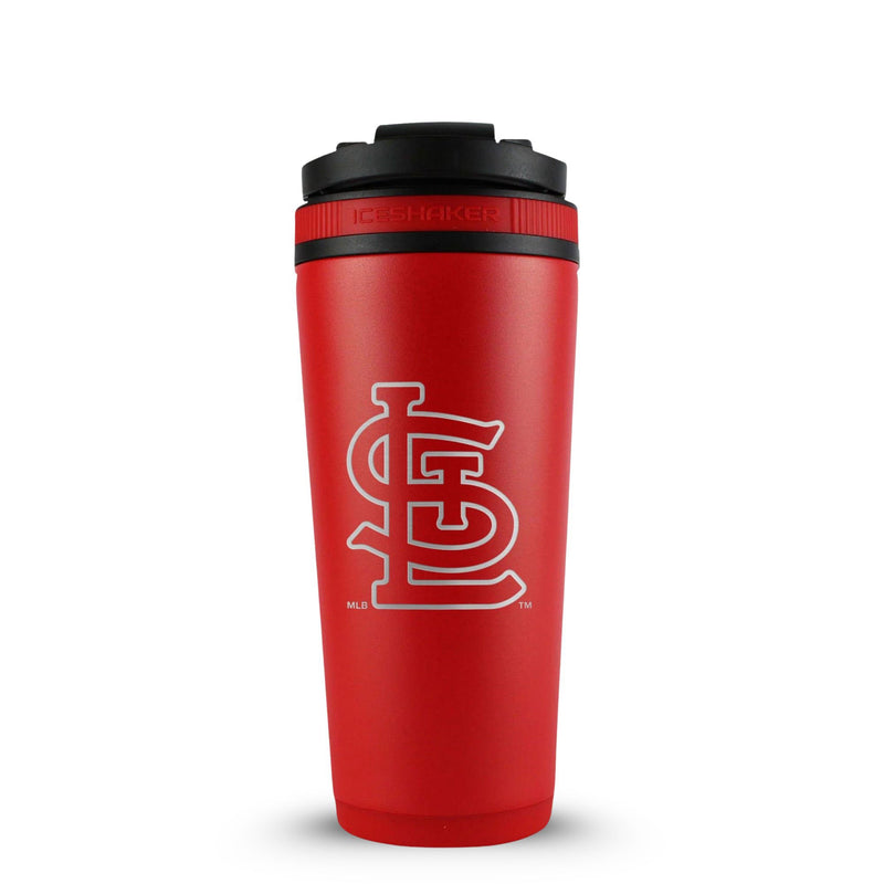 Load image into Gallery viewer, Ice Shaker - Officially Licensed St. Louis Cardinals 26oz Ice Shaker