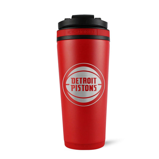 Ice Shaker - Officially Licensed Detroit Pistons 26oz Ice Shaker - Red