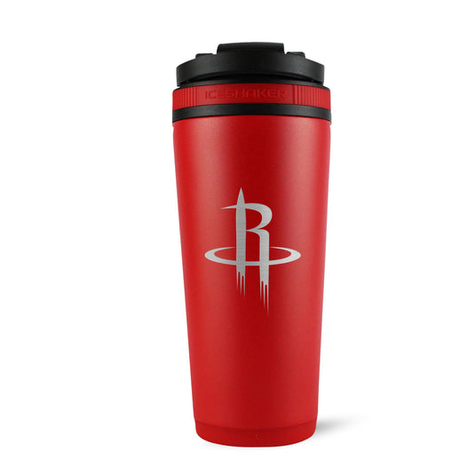 Ice Shaker - Officially Licensed Houston Rockets 26oz Ice Shaker - Red