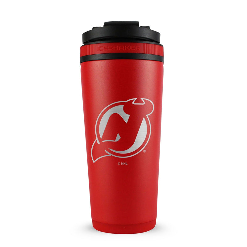 Load image into Gallery viewer, Ice Shaker - Officially Licensed New Jersey Devils 26oz Ice Shaker