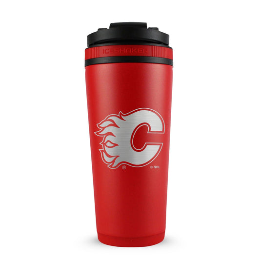 Ice Shaker - Officially Licensed Calgary Flames 26oz Ice Shaker