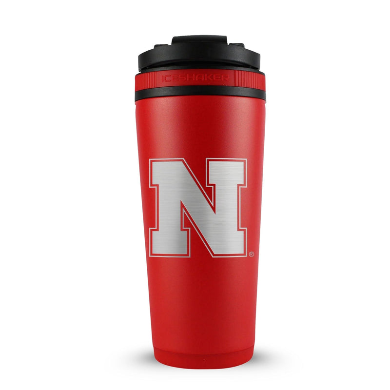 Load image into Gallery viewer, Ice Shaker - Officially Licensed University of Nebraska 26oz Ice Shaker