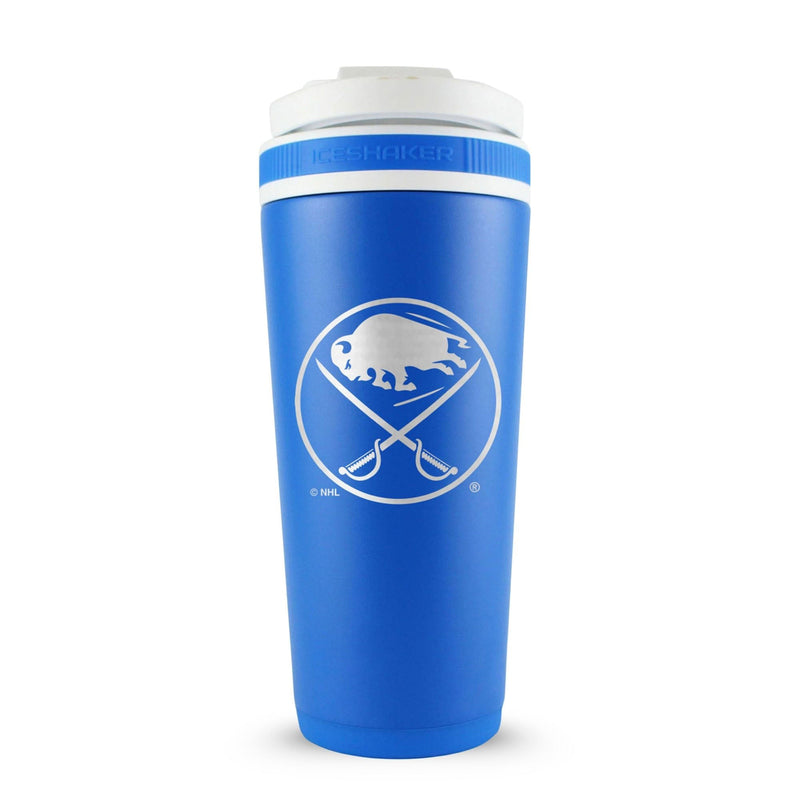 Load image into Gallery viewer, Ice Shaker - Officially Licensed Buffalo Sabres 26oz Ice Shaker