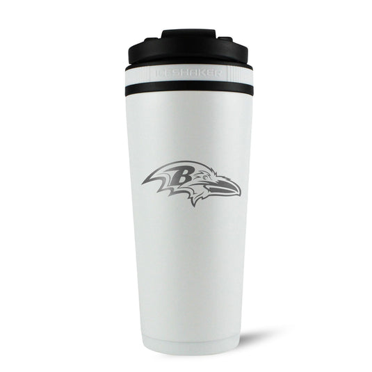 Ice Shaker - Officially Licensed Baltimore Ravens 26oz Ice Shaker