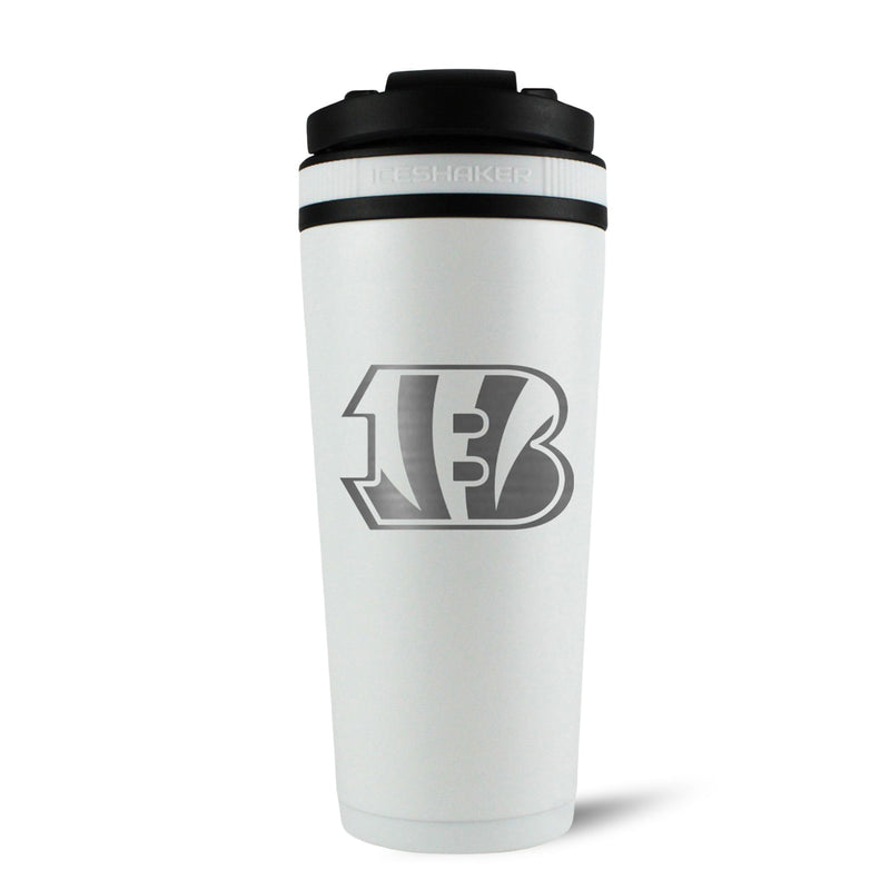 Load image into Gallery viewer, Ice Shaker - Officially Licensed Cincinnati Bengals 26oz Ice Shaker