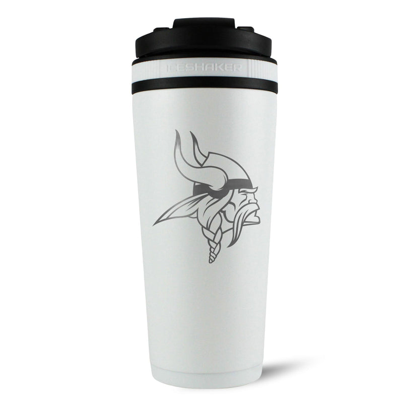 Load image into Gallery viewer, Ice Shaker - Officially Licensed Minnesota Vikings 26oz Ice Shaker