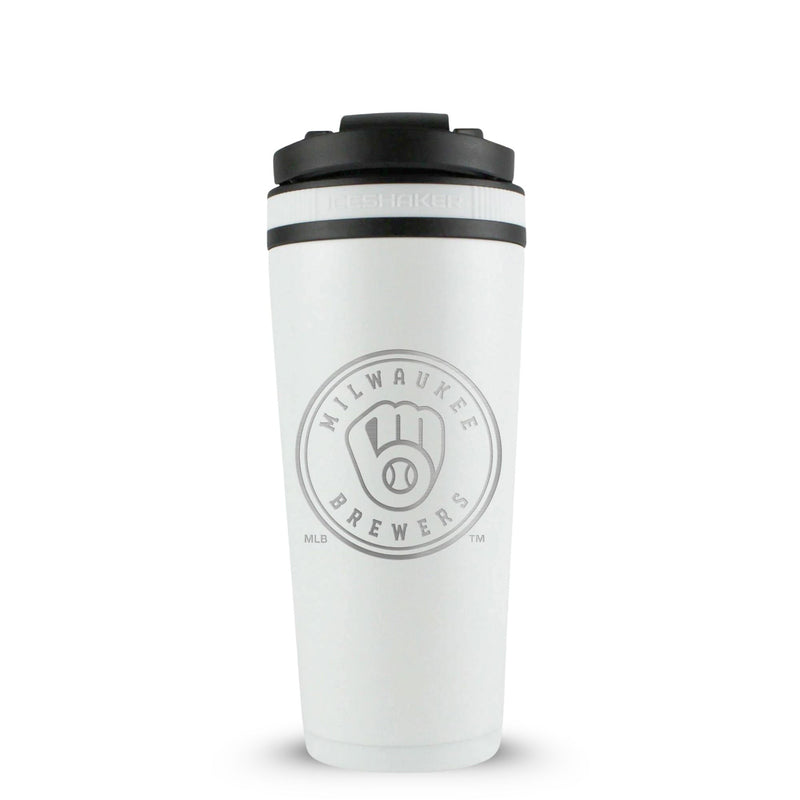 Load image into Gallery viewer, Ice Shaker - Officially Licensed Milwaukee Brewers 26oz Ice Shaker