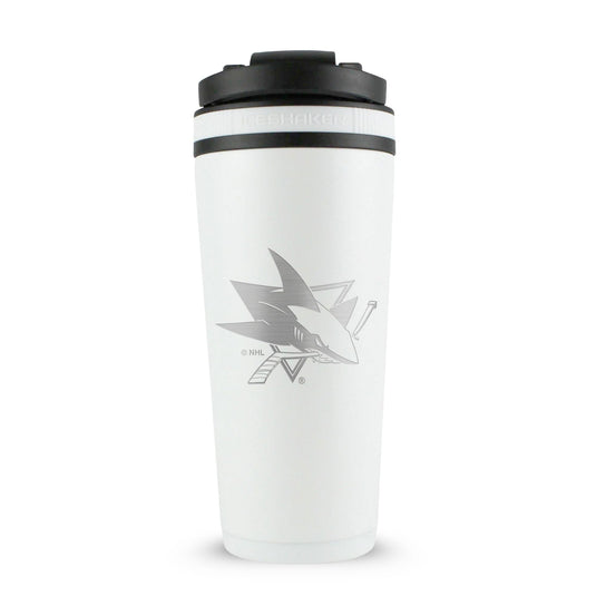 Ice Shaker - Officially Licensed San Jose Sharks 26oz Ice Shaker