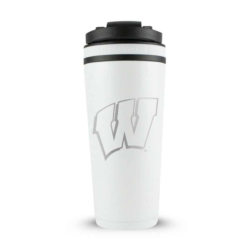 Load image into Gallery viewer, Ice Shaker - Officially Licensed University of Wisconsin 26oz Ice Shaker
