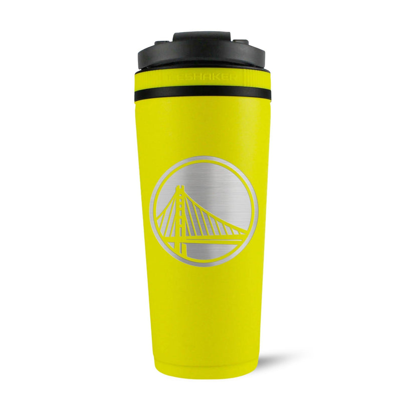 Load image into Gallery viewer, Ice Shaker - Officially Licensed Golden State Warriors 26oz Ice Shaker - Yellow