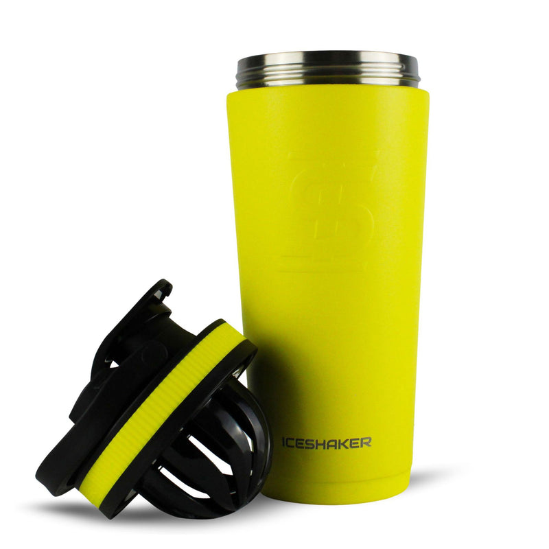 Load image into Gallery viewer, Ice Shaker - Officially Licensed Golden State Warriors 26oz Ice Shaker - Yellow