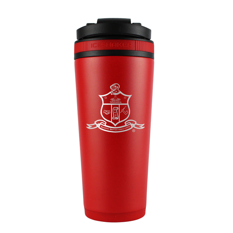 Load image into Gallery viewer, Ice Shaker - Kappa Alpha Psi Coat of Arms Custom 26oz Ice Shaker