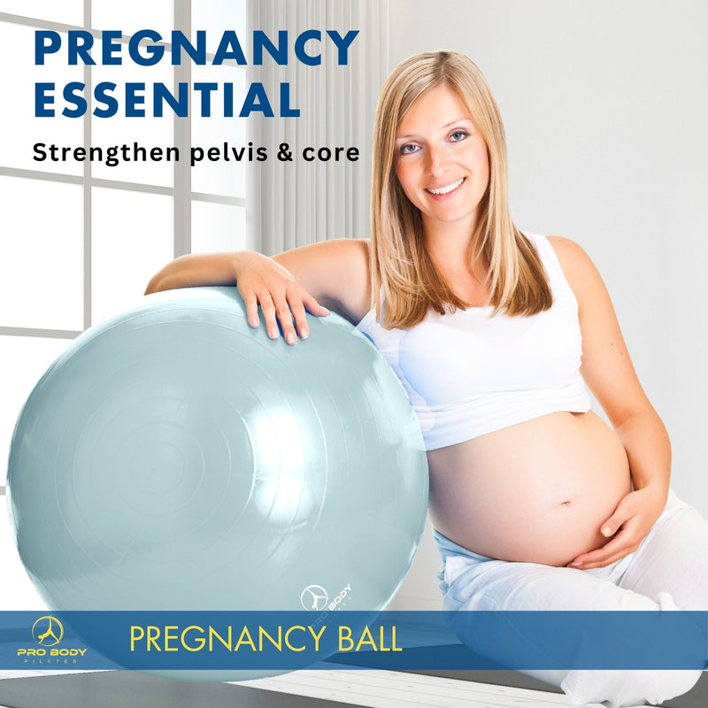 Load image into Gallery viewer, ProBody Pilates - Pregnancy Ball for Maternity, Labor and Birth. Includes Pregnancy Guide. (Mist)