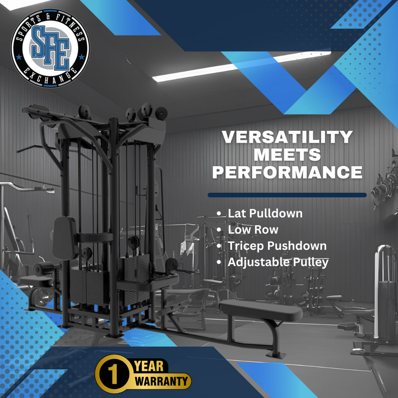 Load image into Gallery viewer, SFE - Commercial 4 Station Jungle Gym Machine with (4) Weight Stacks (New)