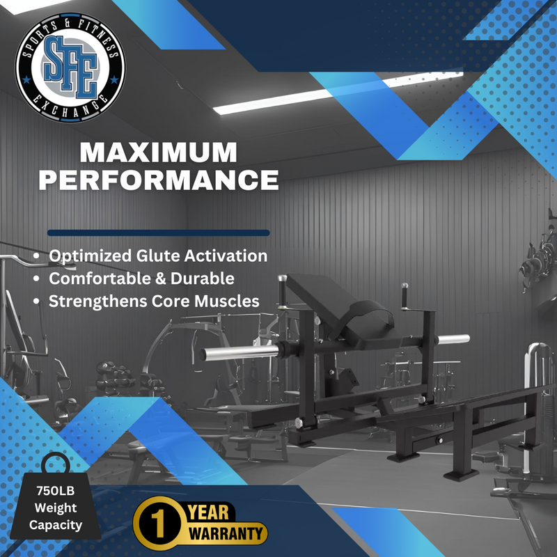 Load image into Gallery viewer, SFE - Commercial Plate Loaded Hip Thrust Glute Machine (New)