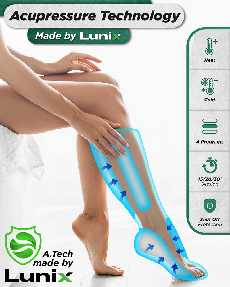 Load image into Gallery viewer, Lunix - LX1 FOOT AND CALF COMPRESSION MASSAGER BLACK