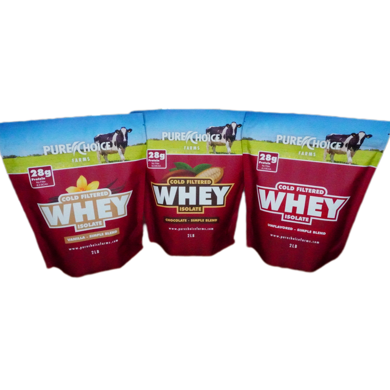 Load image into Gallery viewer, Pure Choice Farms - 3 Flavor Whey Protein Isolate Combos
