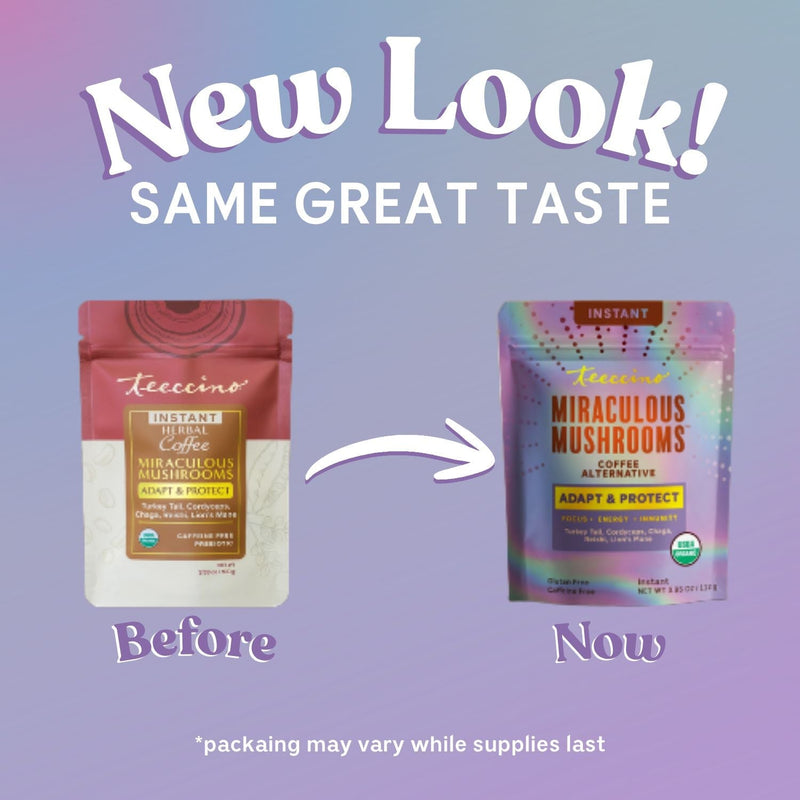 Load image into Gallery viewer, Teeccino - Miraculous Mushrooms® Adapt & Protect Instant Herbal Coffee