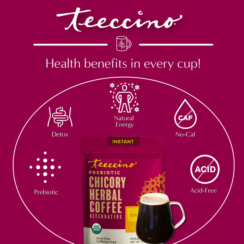 Load image into Gallery viewer, Teeccino - Instant Hazelnut Herbal Coffee