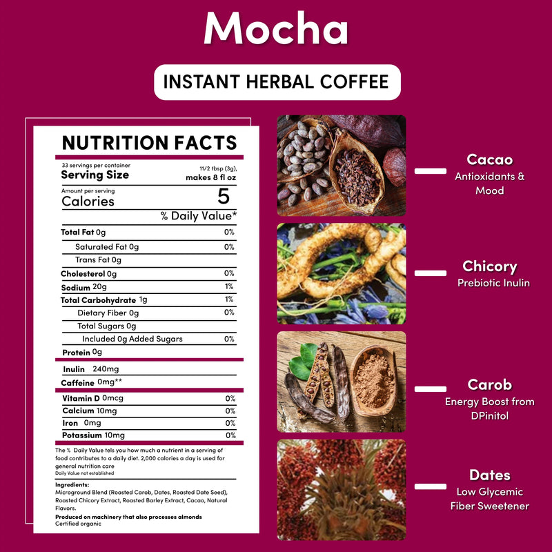 Load image into Gallery viewer, Teeccino - Instant Mocha Herbal Coffee