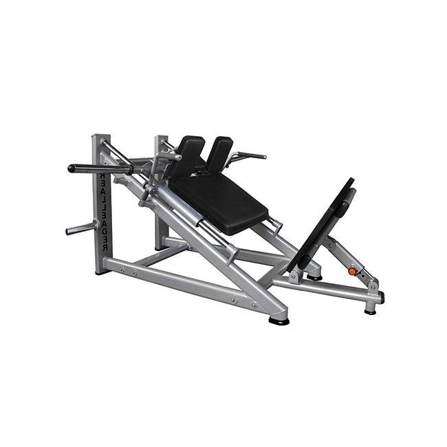Load image into Gallery viewer, Muscle D Fitness - 30-Degree Linear Hack Squat Machine - Plate-Loaded - Adjustable Foot Plate