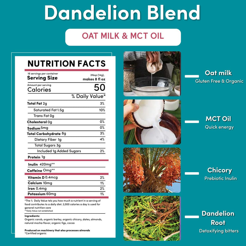 Load image into Gallery viewer, Teeccino - Instant Dandelion Herbal Latte