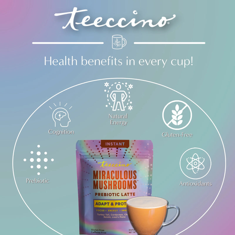 Load image into Gallery viewer, Teeccino - Miraculous Mushrooms® Adapt & Protect Instant Herbal Latte