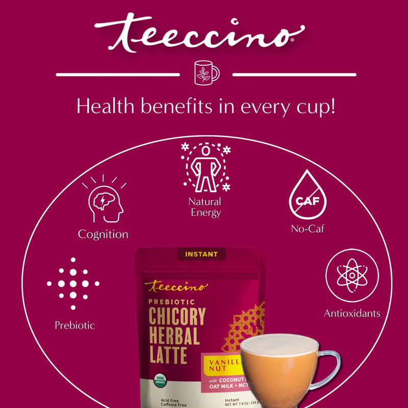 Load image into Gallery viewer, Teeccino - Instant Vanilla Nut Herbal Latte