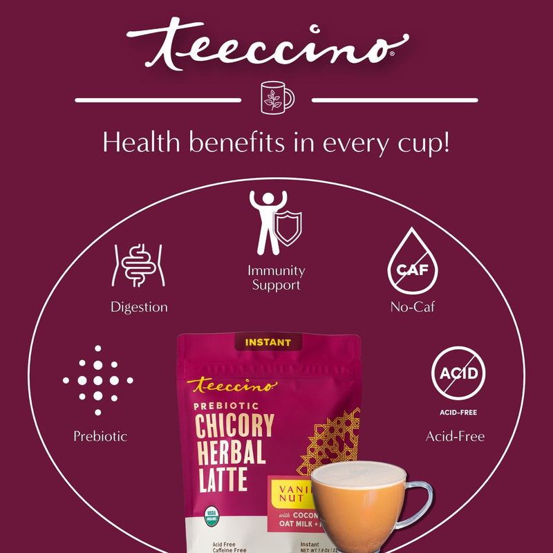 Load image into Gallery viewer, Teeccino - Instant Vanilla Nut Herbal Latte