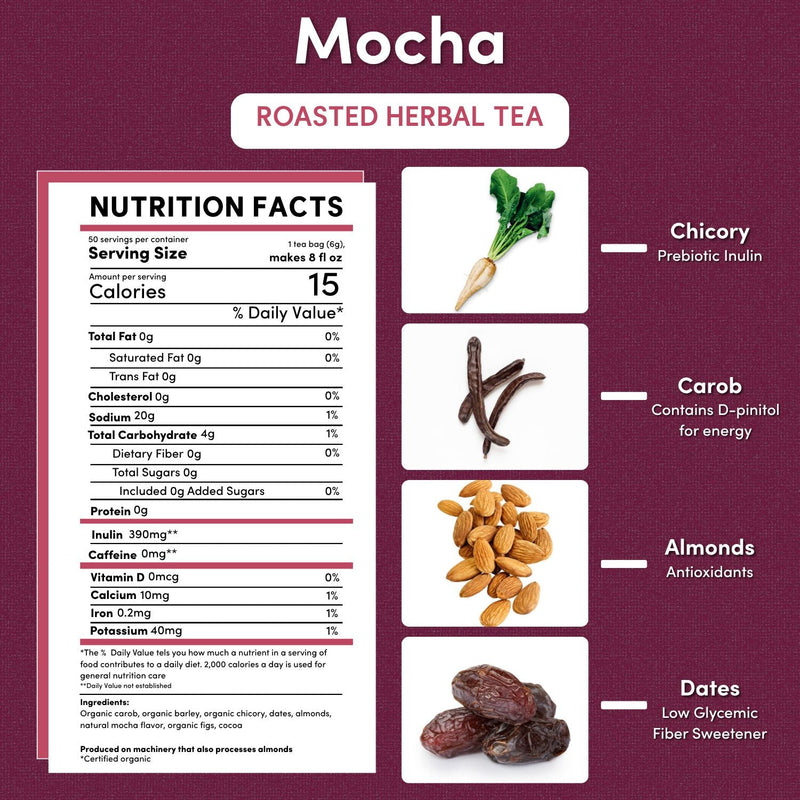 Load image into Gallery viewer, Teeccino - Instant Mocha Herbal Latte