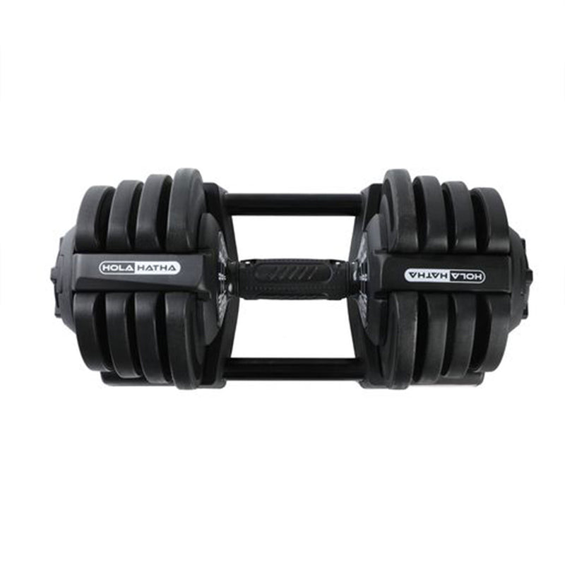 Load image into Gallery viewer, HolaHatha 3-in-1 Multifunctional Home Gym Workout Dumbbell Set Black