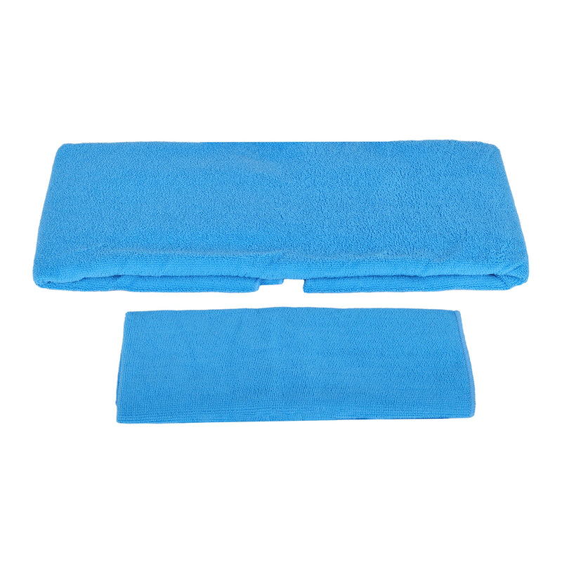 Load image into Gallery viewer, BalanceFrom Fitness - 7 Piece Yoga Set with Mat, Stretch Strap, & Knee Pad, Blue