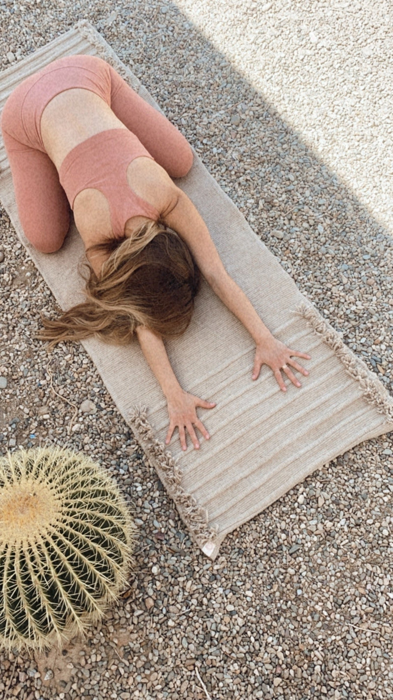 Load image into Gallery viewer, Oko Living - Clay - Naturally Dyed Herbal Yoga Mat