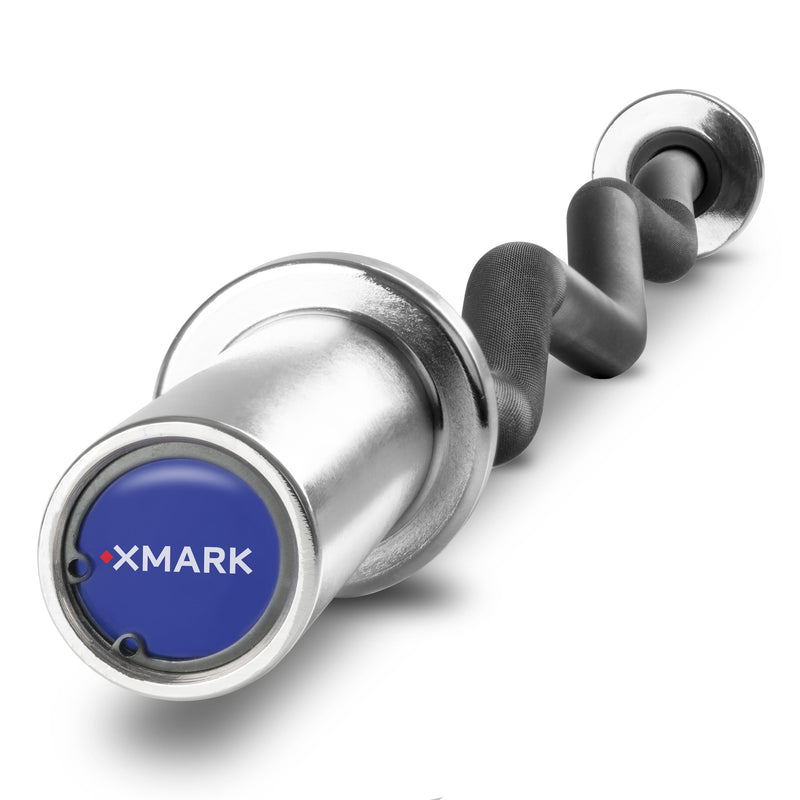 Load image into Gallery viewer, XMARK - Black EZ Curl Bar, Fits Olympic Plates
