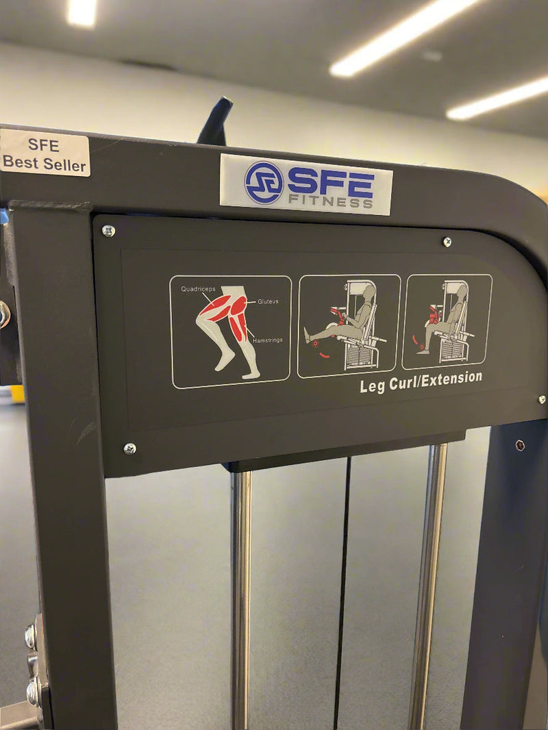 Load image into Gallery viewer, SFE - Seated Selectorized Leg Extension & Leg Curl Machine (New)