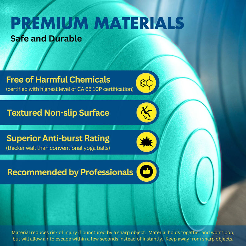 Load image into Gallery viewer, ProBody Pilates - Pregnancy Ball for Maternity, Labor and Birth. Includes Pregnancy Guide. (Mist)