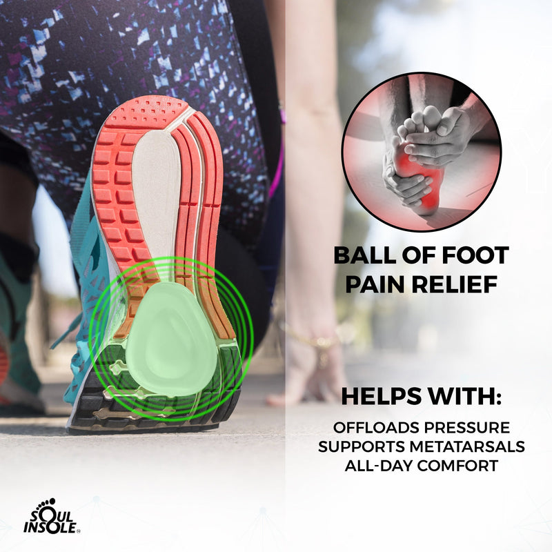 Load image into Gallery viewer, Soul Insole - Metatarsal Pad (Re-Usable, Adhesive)