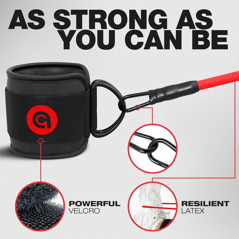 Load image into Gallery viewer, ActiveGear - Ankle Resistance Bands with Cuffs