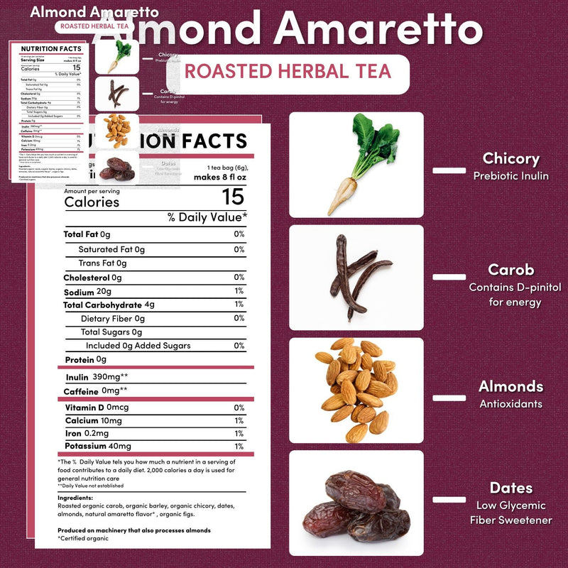 Load image into Gallery viewer, Teeccino - Almond Amaretto Roasted Herbal Tea