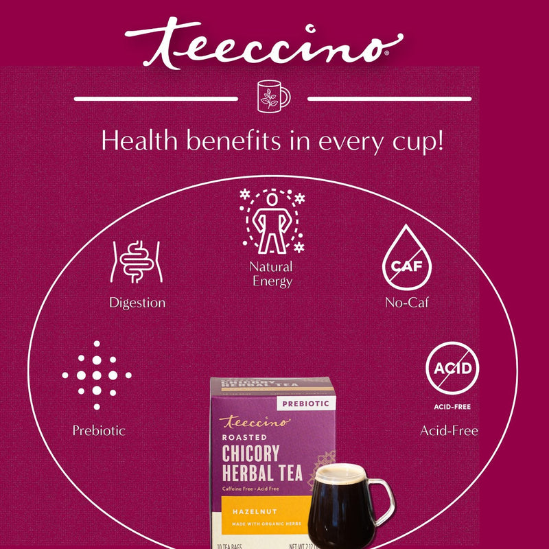 Load image into Gallery viewer, Teeccino - Hazelnut Roasted Herbal Tea