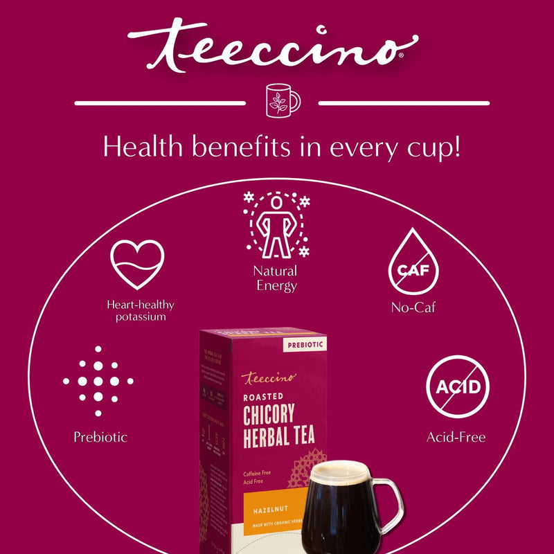 Load image into Gallery viewer, Teeccino - Hazelnut Roasted Herbal Tea